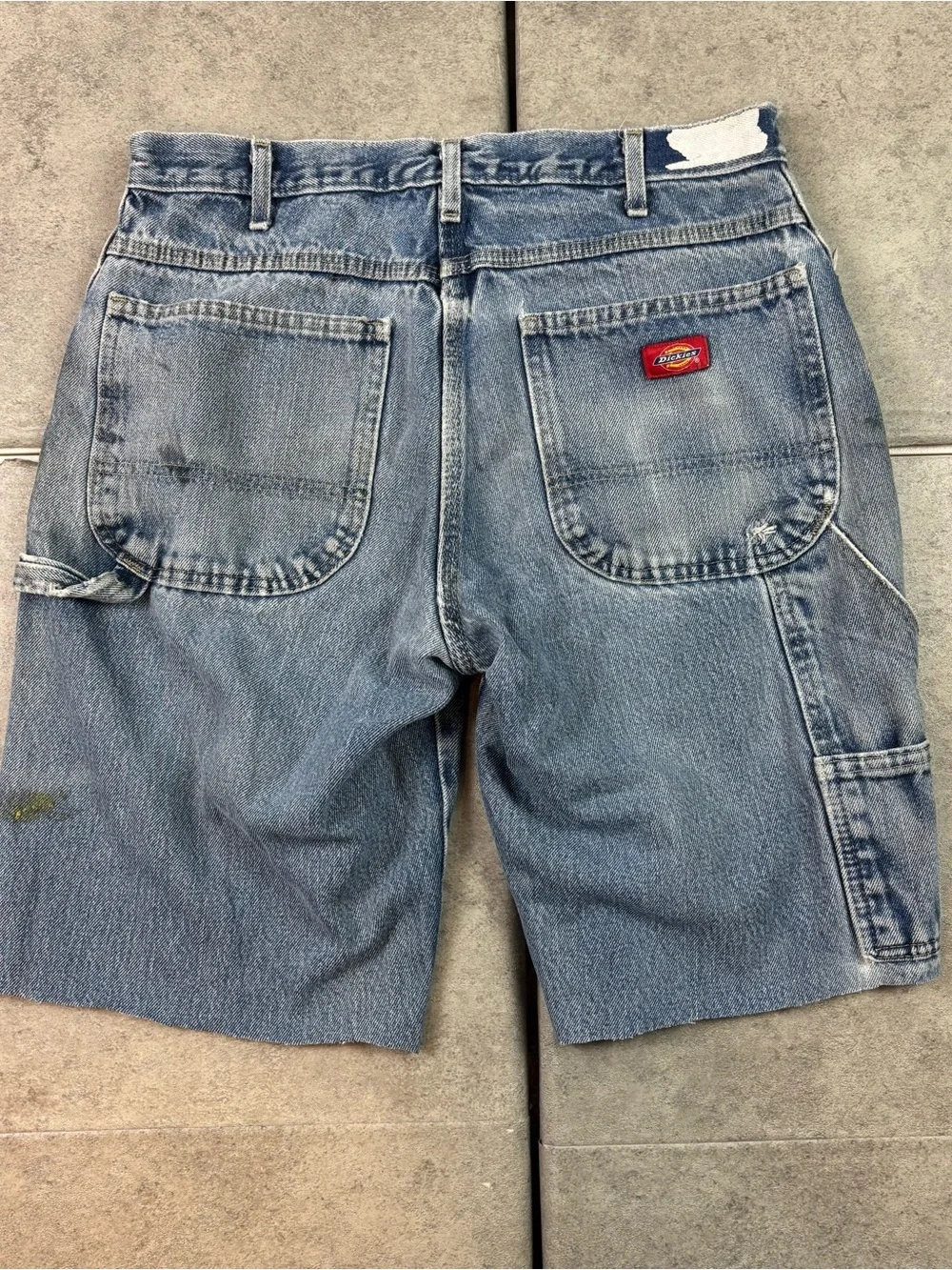 Light wash dickies carpenter denim shorts jorts